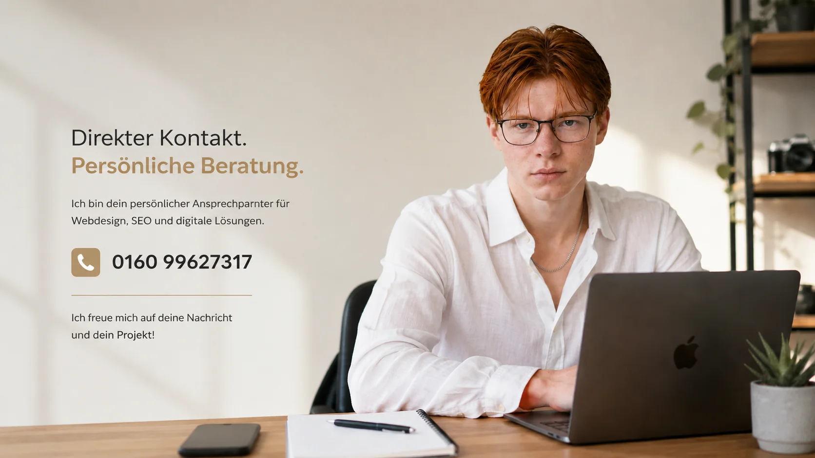 Gustav Burmeister – persönlicher Ansprechpartner für Webdesign in Leipzig